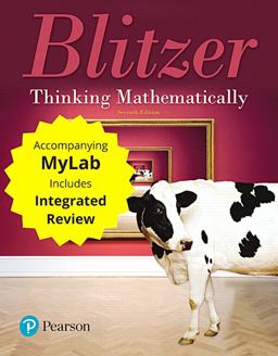 Thinking Mathematically Plus Mylab Math with Integrated Review -- Access Card Package