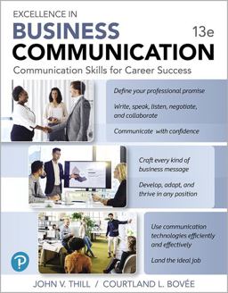 MyLab Business Communication with Pearson EText -- Access Card -- for Excellence in Business Communication 13th 9780135227831 Front Cover