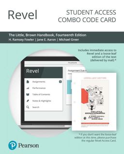 Revel for the Little Brown Handbook -- Combo Access Card