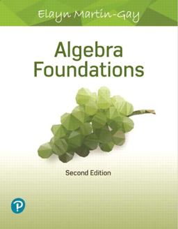 Algebra Foundations Prealgebra, Introductory Algebra and Intermediate Algebra 2nd 9780135239247 Front Cover