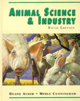 Animal Science and Industry 5th 1997 9780135249017 Front Cover