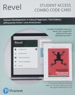 Revel for Human Development A Cultural Approach -- Combo Access Card 3rd 9780135255230 Front Cover