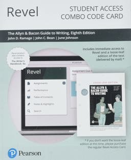 Revel for the Allyn and Bacon Guide to Writing, Complete Edition Plus the Writer's Guide -- Combo Access Card