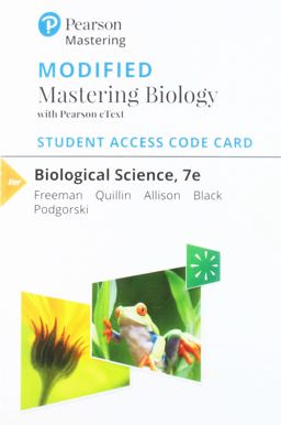 Modified Mastering Biology with Pearson EText -- Standalone Access Card -- for Biological Science