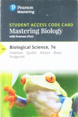 Mastering Biology with Pearson EText -- Standalone Access Card -- for Biological Science