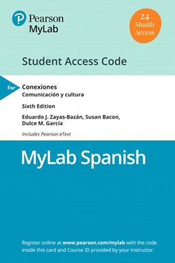 Mylab Spanish with Pearson eText -- Student Access Code --  for Conexiones