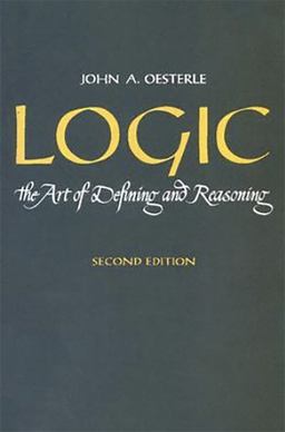 Logic The Art of Defining and Reasoning 2nd 9780135399996 Front Cover