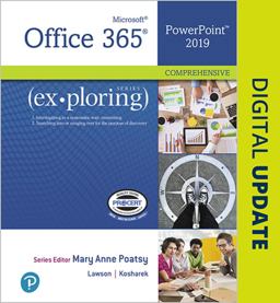 Exploring Microsoft Office PowerPoint 2019 Comprehensive  9780135436844 Front Cover