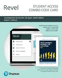 Revel for Development Across the Life Span -- Combo Access Card 9th 9780135447703 Front Cover