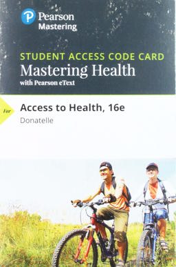 Mastering Health with MyDietAnalysis with Pearson EText -- Standalone Access Card -- for Access to Health