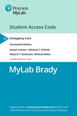MyLab BRADY with Pearson EText Access Card for Emergency Care