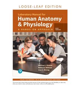Laboratory Manual for Human Anatomy and Physiology A Hands-On Approach, Main Version, Loose Leaf Plus Modified Mastering a&amp;P with Pearson EText -- Access Card Package  9780135479360 Front Cover