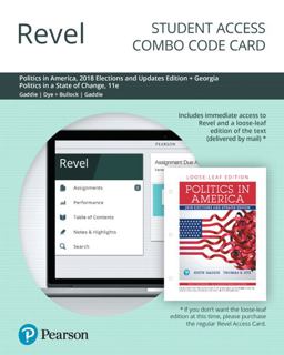 Revel for Politics in America, 2018 Elections and Updates Edition + Georgia Politics in a State of Change -- Combo Card Revel for Politics in America, 2018 Elections and Updates Edition + Georgia Politics in a State of Change -- Combo Card