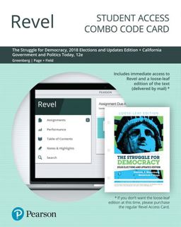 Revel for the Struggle for Democracy, 2018 Elections and Updates Edition + California Government and Politics Today -- Combo Card