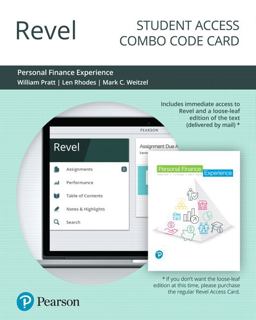 REVEL for Personal Finance Experience -- Combo Card
