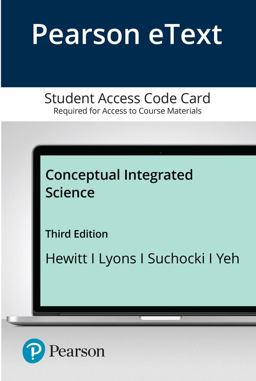 Pearson EText Conceptual Integrated Science -- Access Card