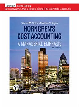Horngren's Cost Accounting Horngren's Cost Accounting
