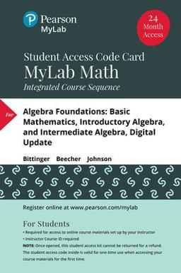 MyLab Math with Pearson EText -- Life of Edition Standalone Access Card -- for Algebra Foundations