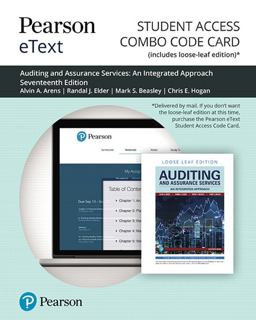 Pearson EText for Auditing and Assurance Services -- Combo Access Card