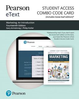 Pearson EText for Marketing