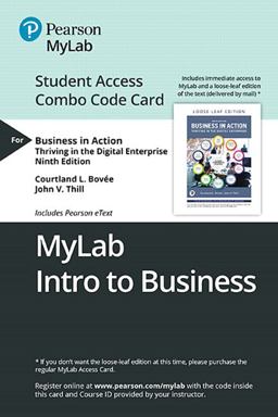 MyLab for Business in Action -- Combo Access Card
