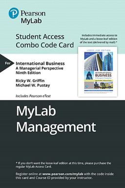 MyLab Management with Pearson EText -- Combo Access Card -- for International Business