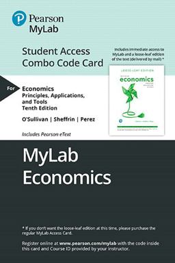 MyLab Economics with Pearson EText -- Combo Access Card -- for Economics