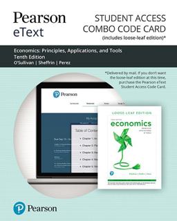 Pearson EText for Economics