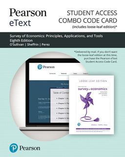 Pearson EText for Survey of Economics