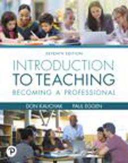 Introduction to Teaching Becoming a Professional 7th 9780135760543 Front Cover