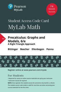 MyLab Math with Pearson EText -- 24-Month Standalone Access Card -- for Precalculus