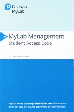 2019 MyLabManagement with Pearson EText --Standalone Access Card-- for Essentials of Organizational Behavior