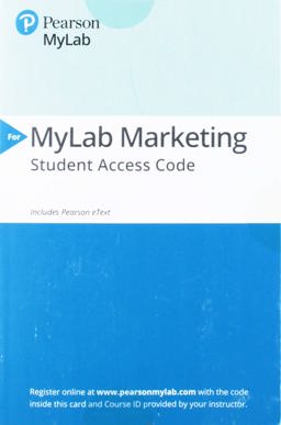 2019 Mylab Marketing with Pearson EText -- Access Card -- for Principles of Marketing