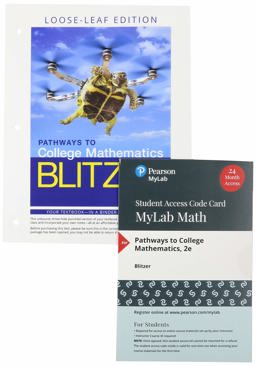 Pathways to College Mathematics, Loose-Leaf Edition Plus Mylab Math -- Access Card Package