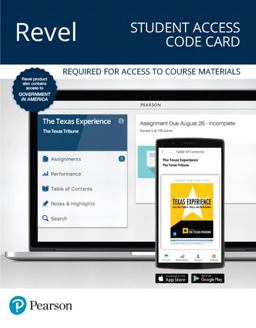 Revel for Government in America, 2018 Elections and Updates Edition + Texas Tribune, Texas Experience -- Access Card 17th 2019 9780135863084 Front Cover