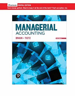 Managerial Accounting Managerial Accounting
