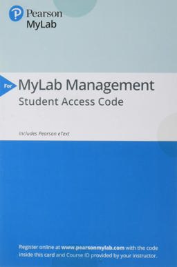 2019 Mylab Management with Pearson EText -- Access Card -- for International Business