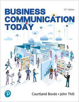 Business Communication Today 15th 9780135891674 Front Cover