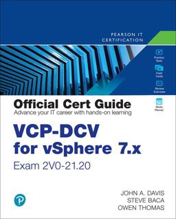 VCP-DCV for VSphere 7. x (Exam 2V0-21. 20) Official Cert Guide 4th 9780135898192 Front Cover