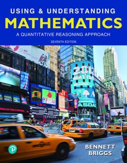 MyLab Math with Pearson EText -- 18 Week Standalone Access Card -- for Using and Understanding Mathematics A Quantitative Reasoning Approach 7th 9780135903537 Front Cover