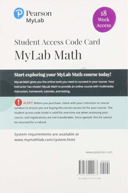 MyLab Math with Pearson EText -- 18 Week Standalone Access Card -- for College Algebra Enhanced with Graphing Utilities