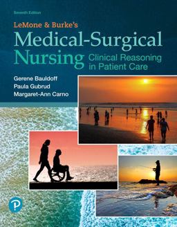 LeMone and Burke's Medical-Surgical Nursing Clinical Reasoning in Patient Care Plus Mylab Nursing with Pearson EText -- Access Card Package 7th 9780135949191 Front Cover