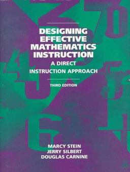 Designing Effective Mathematics Instruction A Direct Instruction Math 3rd 9780135966518 Front Cover