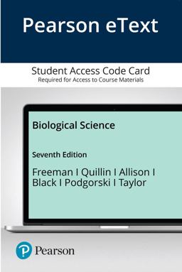 Pearson EText Biological Science -- Access Card 7th 9780135971741 Front Cover