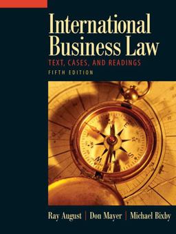 International Business Law 5th 9780136008644 Front Cover