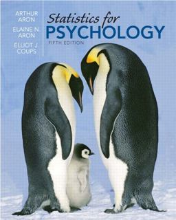 Statistics for Psychology 5th 9780136010579 Front Cover