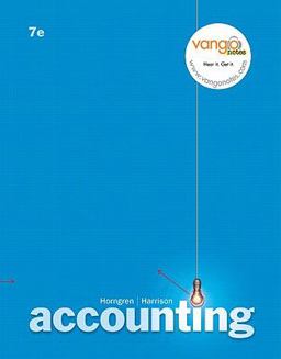Accounting, Chapters 12-25 (Pk W/Myaccountinglab Coursecompass Student Access)