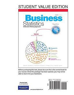 Business Statistics Business Statistics