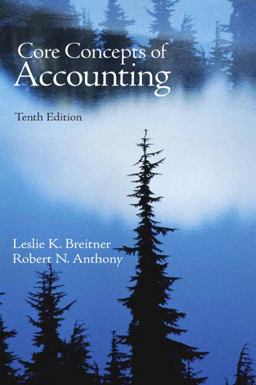 Core Concepts of Accounting Core Concepts of Accounting
