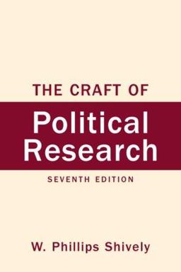The Craft of Political Research